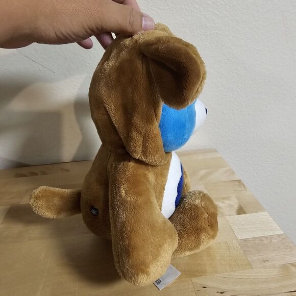 12" Care Bears Grumpy Bear Dog Puppy Hoodie Stuffed Animal Plush‎ Toy Blue Cloud - Picture 4 of 11